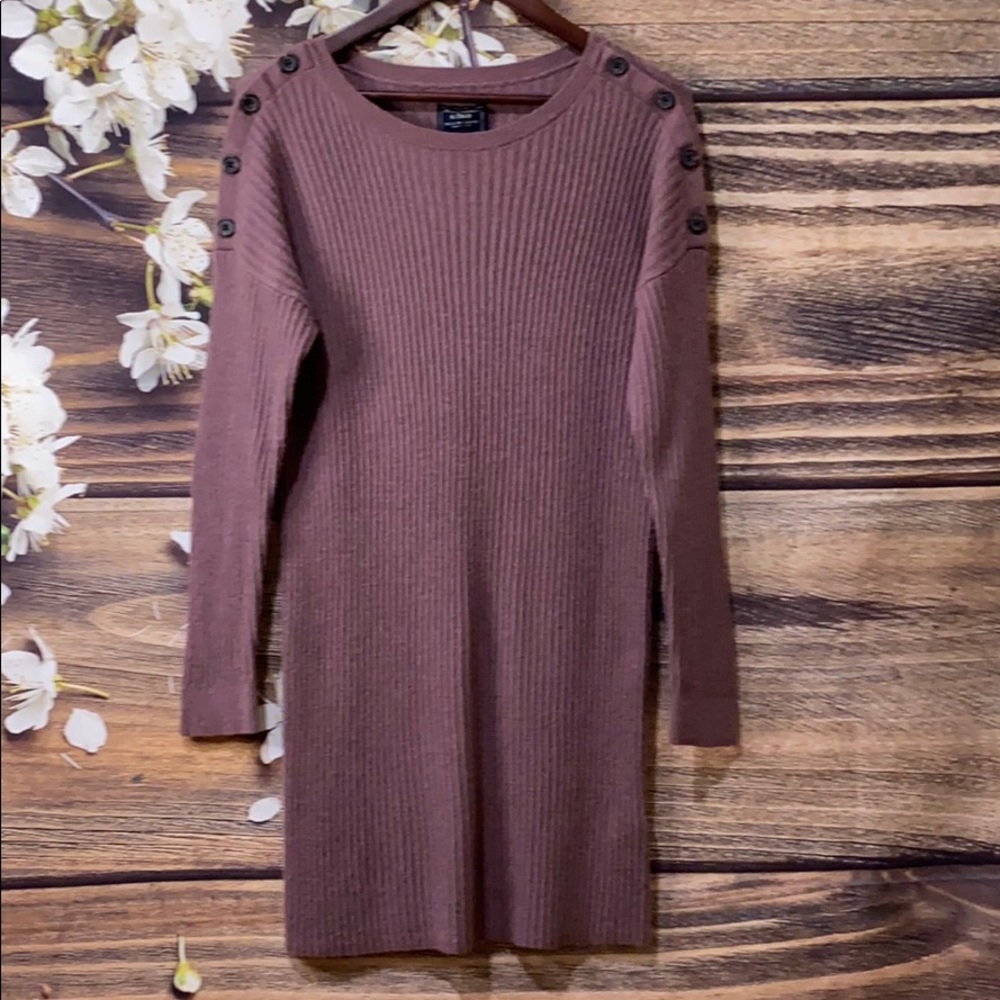 ABERCROMBIE & FITCH Mauve Sweater Dress